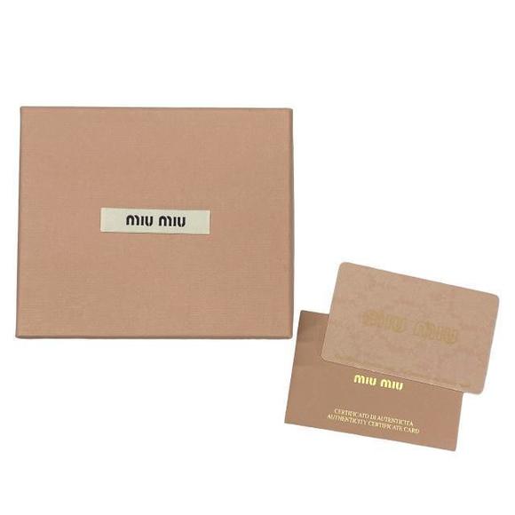 MIU MIU Wallet Folding Wallet Mini Wallet Pink Multi - Picture 10 of 10